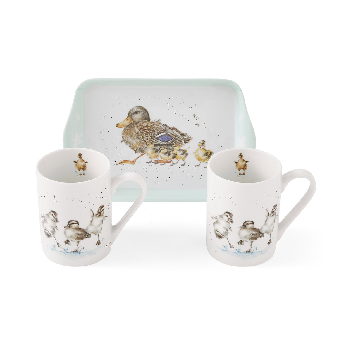 Wrendale Designs Mug & Tray Set (Just Hatched) image number null